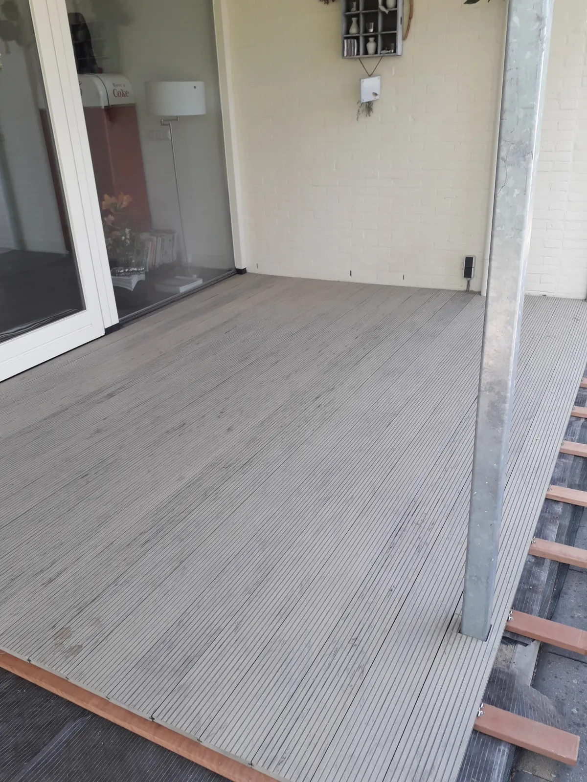 Schroefloze vlonder leggen